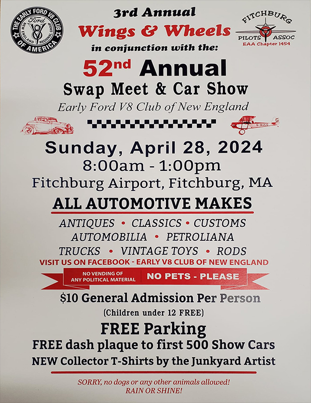 wings and wheels swap meet and car show